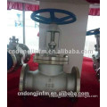 JIS/ANSI flanged globe valve drawing pn16